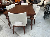 Jansen furniture thorne eetkamerset met 6 stoelen - afbeelding 4 van  11
