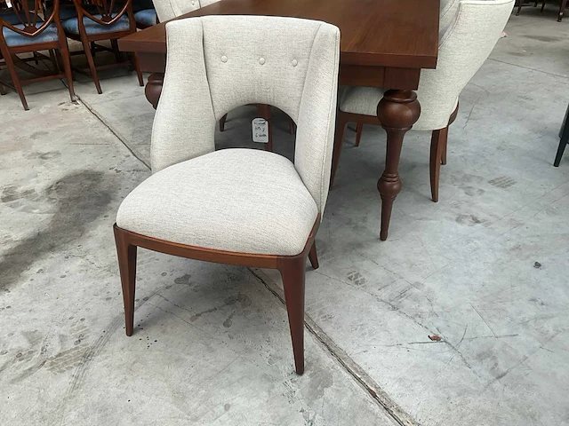 Jansen furniture thorne eetkamerset met 6 stoelen - afbeelding 9 van  11