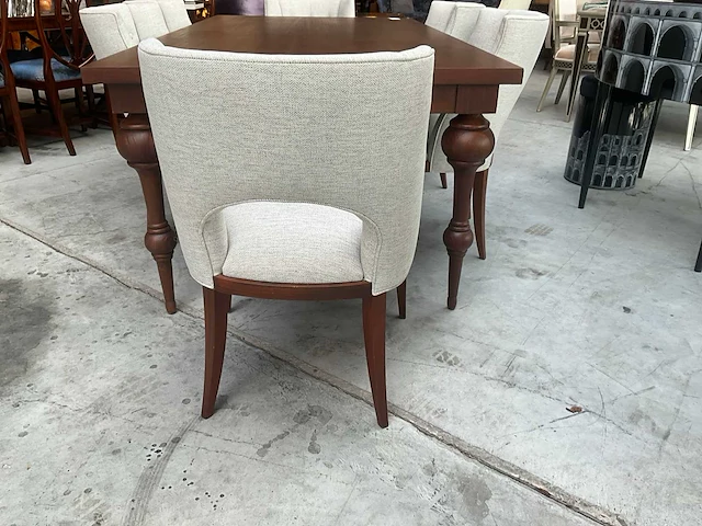 Jansen furniture thorne eetkamerset met 6 stoelen - afbeelding 11 van  11
