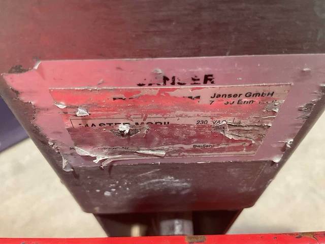 Janser mobil tapijtstripper hydraulisch - afbeelding 4 van  4
