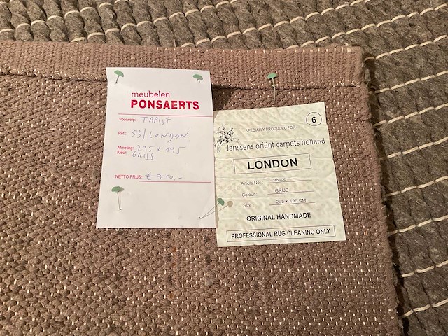 Janssens london vloerkleed - afbeelding 9 van  9