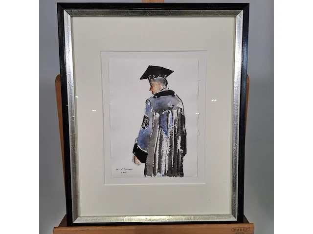 Japanse aquarel, maya wildevuur, hoogleraar - afbeelding 1 van  8