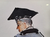 Japanse aquarel, maya wildevuur, hoogleraar - afbeelding 2 van  8
