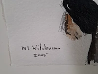 Japanse aquarel, maya wildevuur, hoogleraar - afbeelding 4 van  8