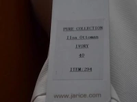 Jarice trouwjurk, strapless - model pure collection iilsa ottoman - maat 40 - afbeelding 2 van  10
