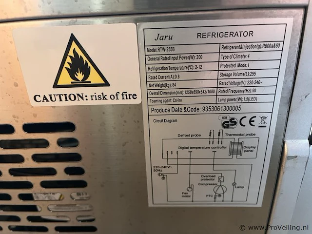 Jaru glaskoelvitrine - afbeelding 7 van  8