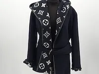 Jas, maat 36 louis vuitton, short hooded wrap coat - afbeelding 1 van  9