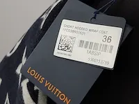 Jas, maat 36 louis vuitton, short hooded wrap coat - afbeelding 8 van  9