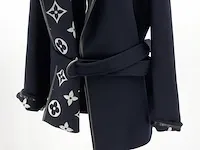 Jas, maat 36 louis vuitton, short hooded wrap coat - afbeelding 9 van  9