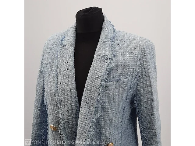 Jas, maat 38 balmain, tweed double brested blazer - afbeelding 2 van  7