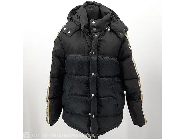 Jas, maat 44 gucci, gg jacquard nylon padded coat - afbeelding 1 van  7