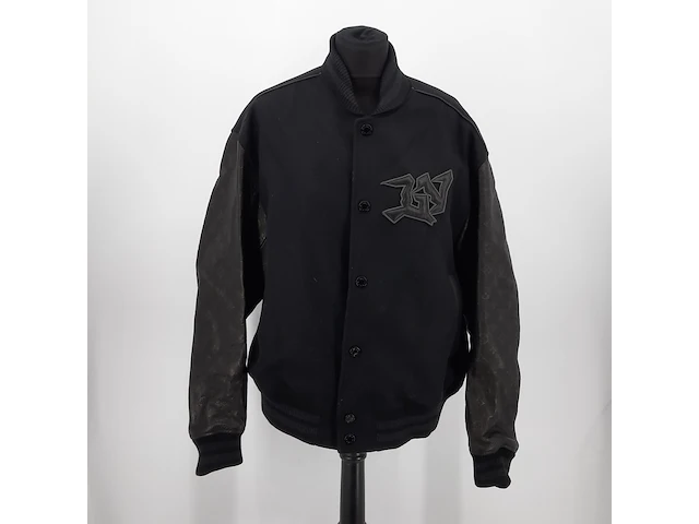 Jas, maat 48, louis vuitton, as mng embossed mix leather blouson - afbeelding 1 van  7