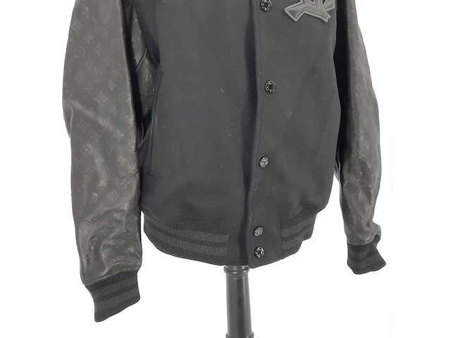 Jas, maat 48, louis vuitton, as mng embossed mix leather blouson - afbeelding 3 van  7