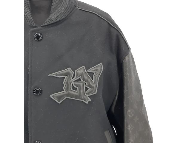 Jas, maat 48, louis vuitton, as mng embossed mix leather blouson - afbeelding 4 van  7