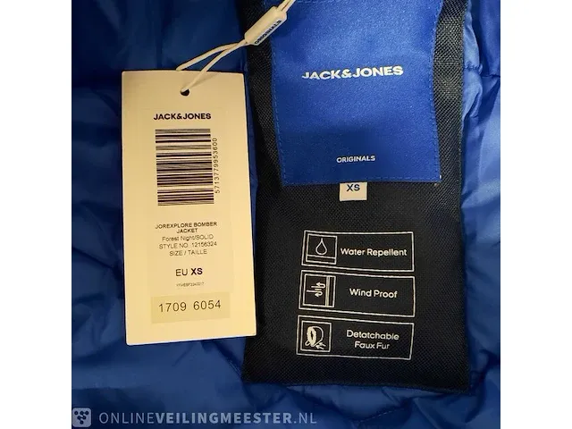 Jas, maat xs jack&jones, jorexplore bomber jacket forest night - afbeelding 8 van  8