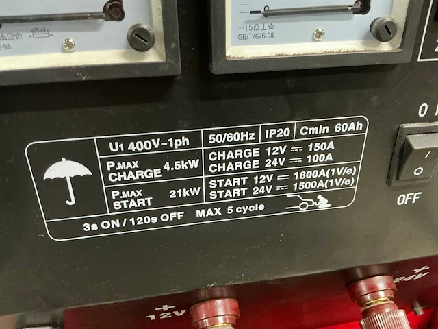 Javac energie 1800 booster acculader - afbeelding 6 van  8