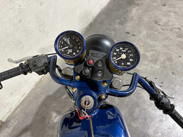 Jawa 350 cafe racer two-stroke 343cc 1991, ml-27-jz motorfiets - afbeelding 3 van  12