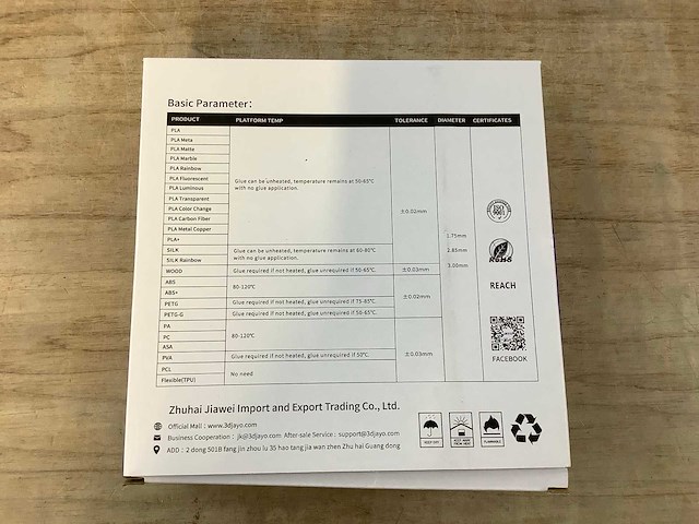 Jayo 3d printing filament 3d printer (10x) - afbeelding 5 van  6