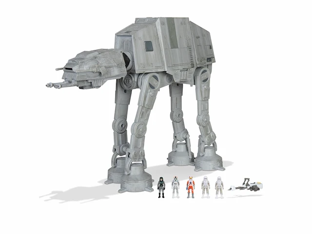 Jazwares star wars micro galaxy squadron feature voertuig met figuur assault class at-at 24 cm voertuigen - afbeelding 1 van  4