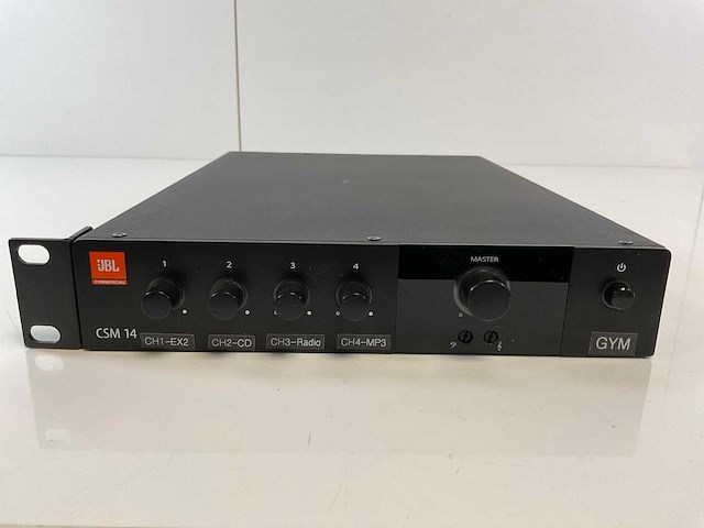 Jbl (csm-14) professional commercial series 4-input 1-output audio mixer - afbeelding 1 van  5