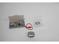 Jbl live flex in-ear bluetooth-hoofdtelefoon noise cancelling en waterdicht zilver - afbeelding 4 van  4