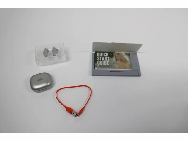 Jbl live flex in-ear bluetooth koptelefoon met 40 uur batterijduur noise cancelling en waterdicht zilver - afbeelding 4 van  4