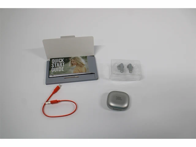 Jbl live flex in-ear bluetooth koptelefoon noise cancelling en waterdicht zilver - afbeelding 3 van  3