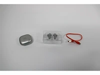 Jbl live flex in-earbluetooth-hoofdtelefoon met een batterijlevensduur van 40 uur ruisonderdrukking en waterdicht zilver - afbeelding 3 van  3