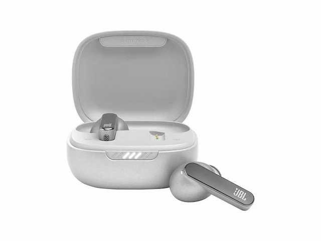 Jbl live pro 2 tws - volledig draadloze oordopjes - zilver - afbeelding 1 van  3