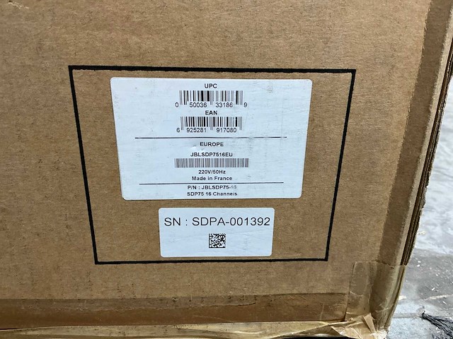 Jbl sdp-75 16-channel digital audio surround processor - afbeelding 4 van  4