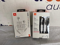 Jbl t215 - draadloze bluetooth in-ear oordopjes - wit - afbeelding 2 van  2