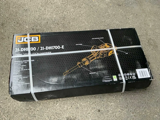 Jcb 21-dh1700 / 21-dh1700-e breekhamer - afbeelding 1 van  9