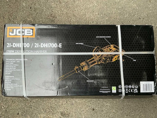 Jcb 21-dh1700 / 21-dh1700-e breekhamer - afbeelding 2 van  9