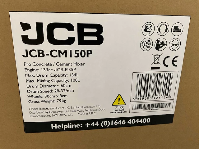 Jcb cm150p betonmixer - afbeelding 14 van  22