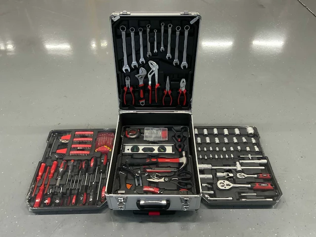 Jd - gereedschapstrolley 599 pcs gereedschap - afbeelding 1 van  8