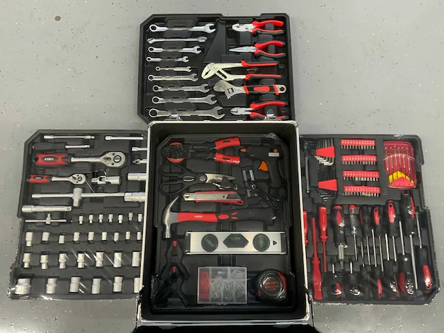 Jd - gereedschapstrolley 599 pcs gereedschap - afbeelding 3 van  8