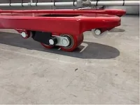 Jd hpt 2500 hand hydraulische palletwagen rood 1150mm - afbeelding 11 van  11