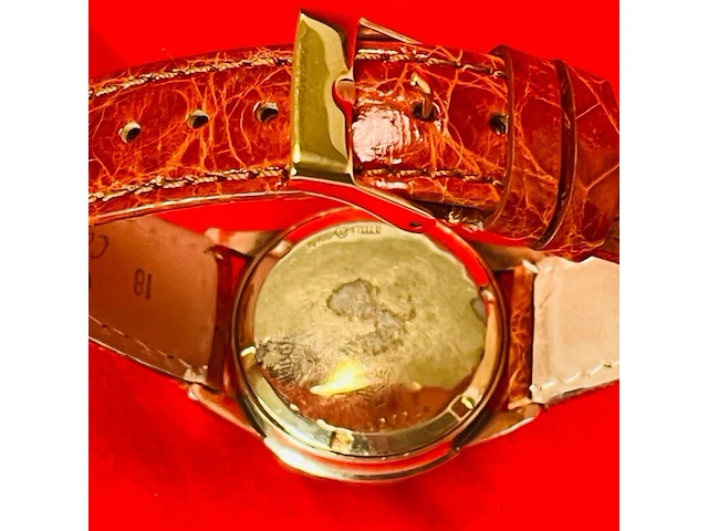 Jeager lecoultre 10kt gouden gf automatisch herenhorloge - afbeelding 2 van  12