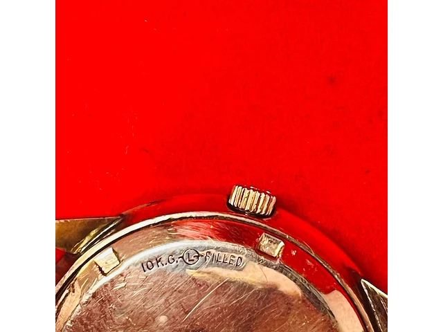 Jeager lecoultre 10kt gouden gf automatisch herenhorloge - afbeelding 4 van  12