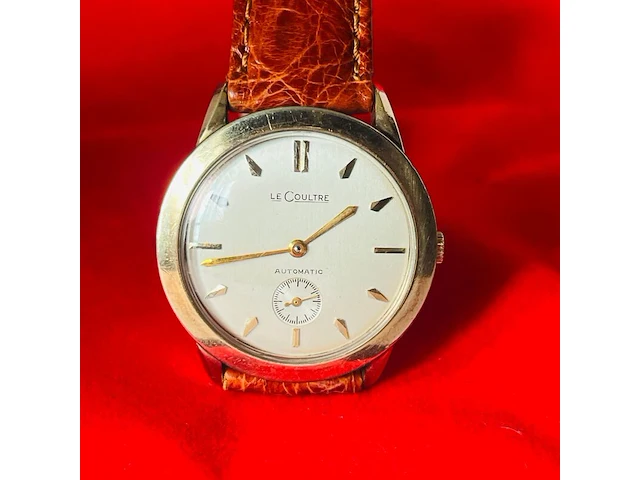 Jeager lecoultre 10kt gouden gf automatisch herenhorloge - afbeelding 1 van  12