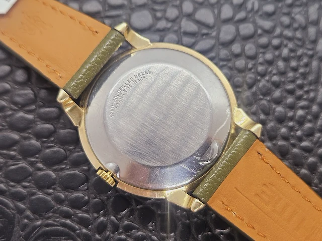 Jeager lecoultre 10kt gouden gf mechanisch herenhorloge uit 1959 - afbeelding 7 van  15