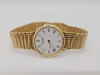 Jean perret geneve 10 micron gouden heren dresswatch - afbeelding 4 van  9