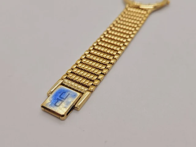 Jean perret geneve 10 micron gouden herenhorloge - afbeelding 5 van  8
