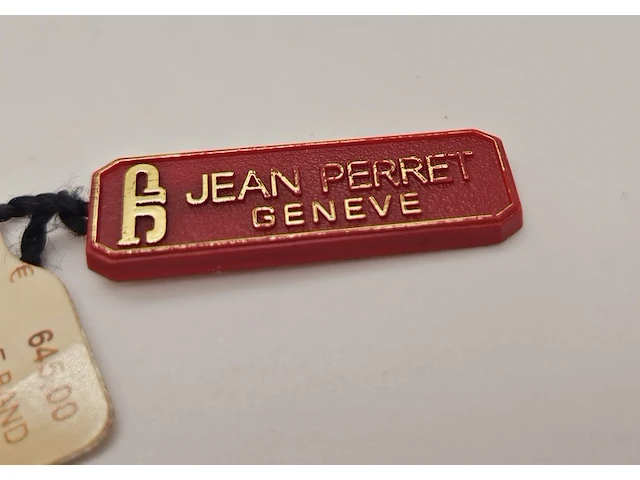 Jean perret geneve 10 micron gouden herenhorloge - afbeelding 7 van  8