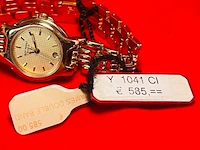 Jean perret geneve dameshorloge - volledig gouden doublé dresswatch - afbeelding 5 van  7