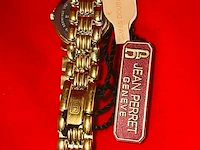 Jean perret geneve dameshorloge - volledig gouden doublé dresswatch - afbeelding 6 van  7