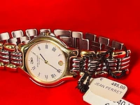 Jean perret geneve herenhorloge - gouden doublé two tone dresswatch - afbeelding 1 van  8