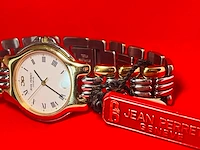 Jean perret geneve herenhorloge - gouden doublé two tone dresswatch - afbeelding 2 van  8