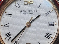 Jean perret geneve herenhorloge - gouden doublé two tone dresswatch - afbeelding 7 van  8