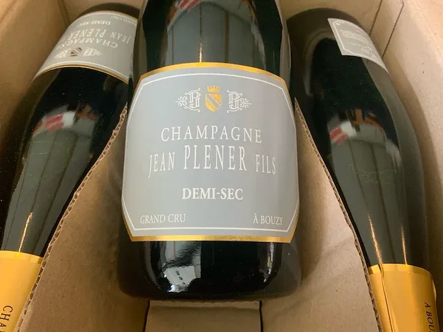 Jean plener cuvee reserve demi sec grand cru champagne (6x) - afbeelding 1 van  4